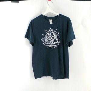 Gildan All-seeing  eye triangle